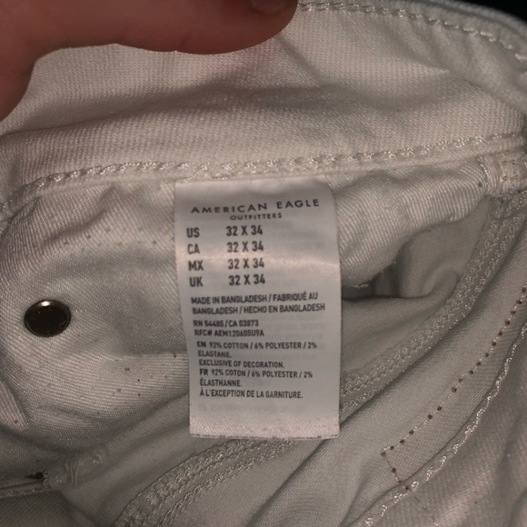 Américain eagle jeans white - Picture 1 of 9